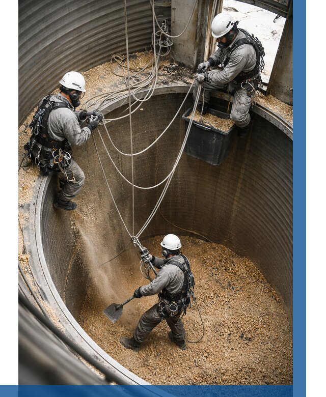 Чистка зерновых бункеров в Каменске-Шахтинском от 12361 р. | ВЫСОТНИК-Ксш