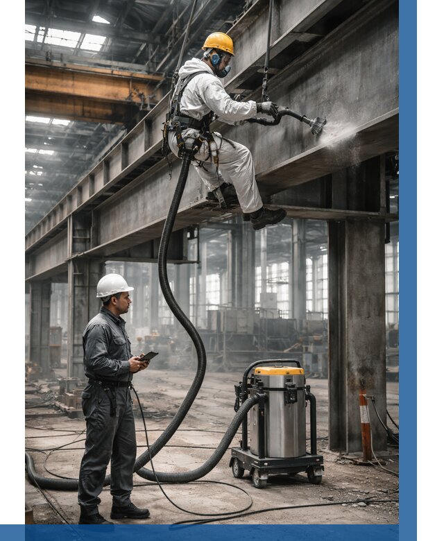 Обеспыливание конструкций в цехе в Каменске-Шахтинском от 4326 р. | ВЫСОТНИК-Ксш