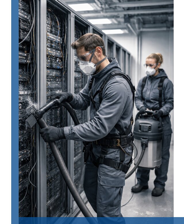 Обеспыливание серверной комнаты в Каменске-Шахтинском, профессиональная очистка