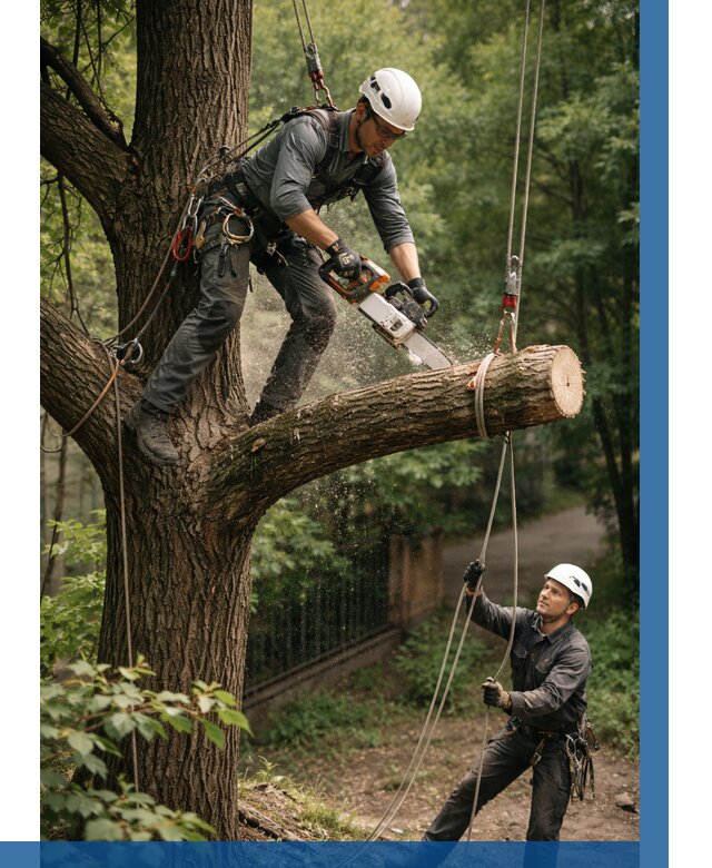 Спил деревьев альпинистами в Каменске-Шахтинском от 8241 р. | ВЫСОТНИК-Ксш