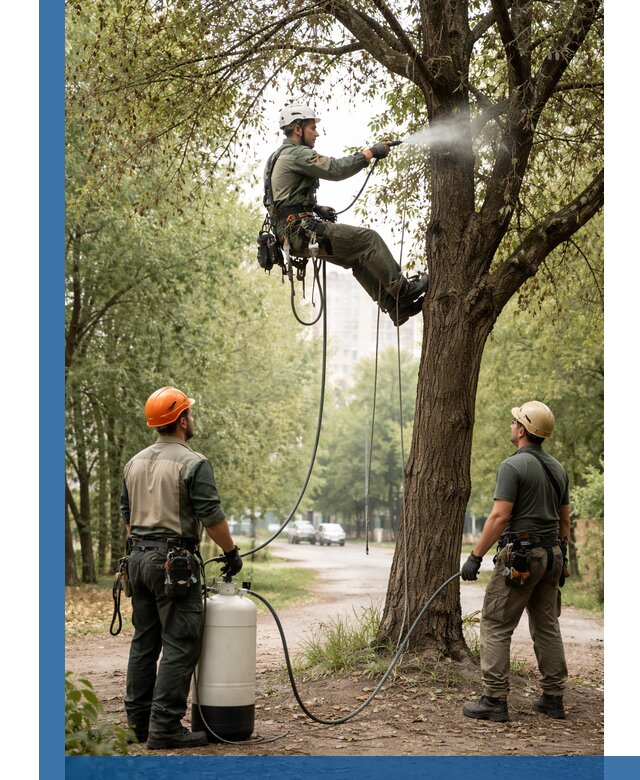 Обработка деревьев от вредителей в Каменске-Шахтинском профессиональная защита