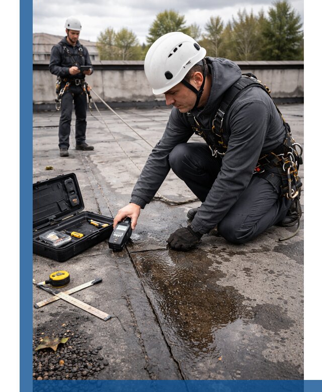 Обследование кровли на протечки и выявление дефектов в Каменске-Шахтинском