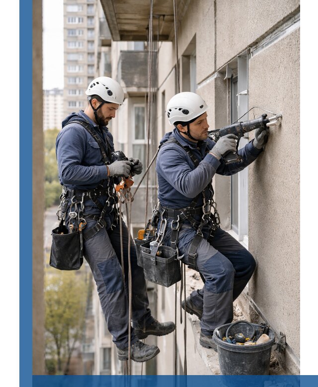 Промышленные альпинисты высотные работы и монтаж в Каменске-Шахтинском